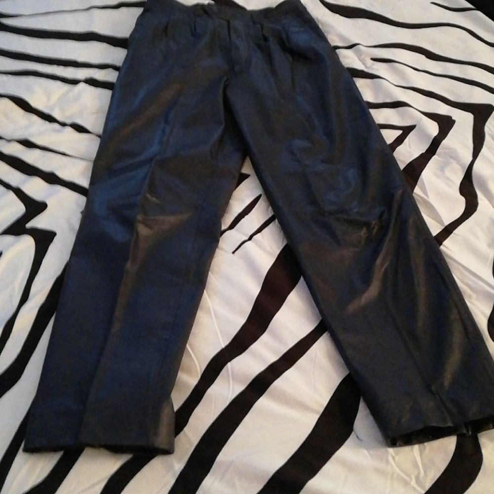 Leather pants